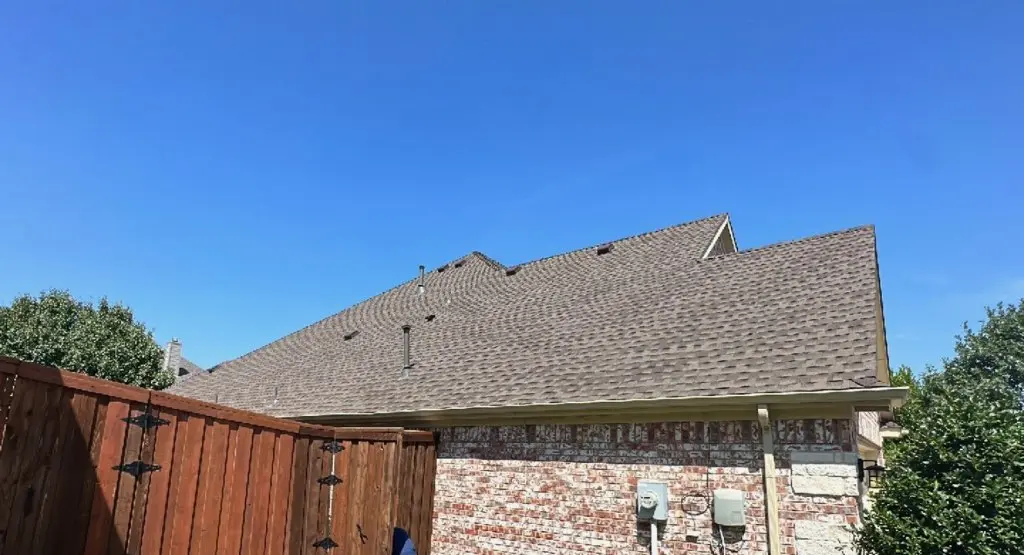 Completed roof replacement project in Conway